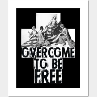 Betsy Ross Overcome to Be Free Design B Posters and Art